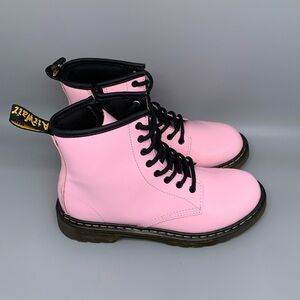 Doc Martens‎ 1460 Pink Patent Leather Boots Women's Sz 5